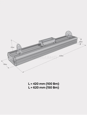 ДСП-01-150-5KK-17650-Г90-IP67 схема размеры чертеж